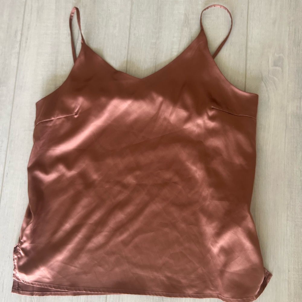 Satin cami tank